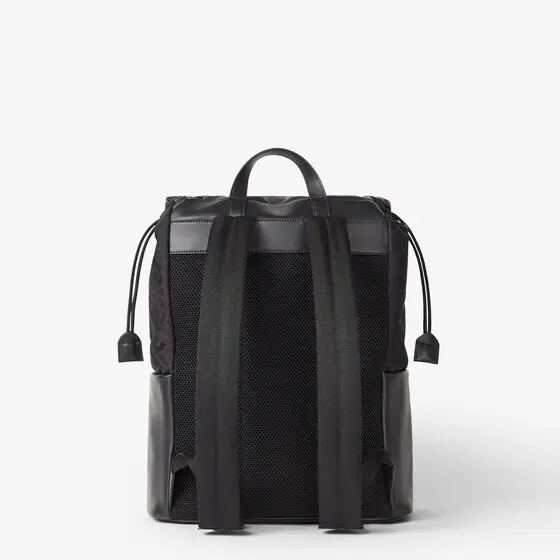 Fendi Flux backpack made of black padded FF nylon, with | Thumbnail 3 Fendi Flux backpack made of black padded FF nylon, with | Thumbnail 3