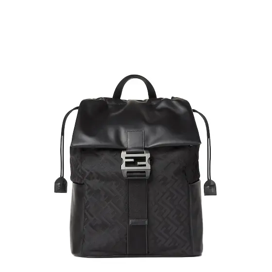 Fendi Flux backpack made of black padded FF nylon, with | Image 1 Fendi Flux backpack made of black padded FF nylon, with | Image 1