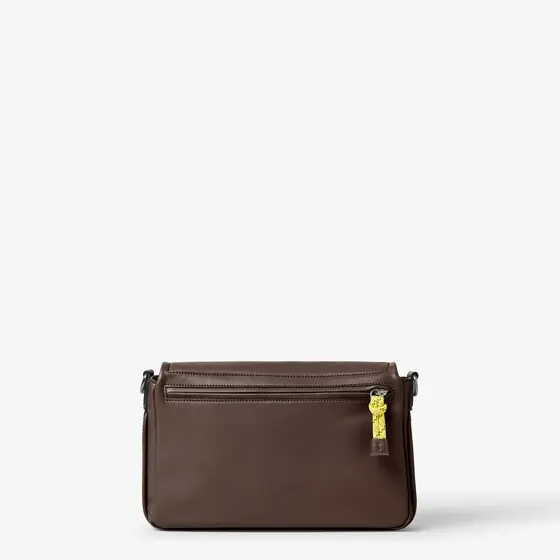 Fendi Flux Messenger bag made of chocolate brown, smooth | Thumbnail 4 Fendi Flux Messenger bag made of chocolate brown, smooth | Thumbnail 4