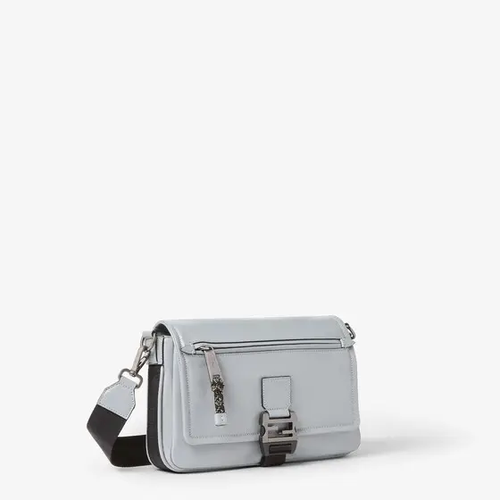 Fendi Flux Messenger bag made of light grey, smooth calfskin | Thumbnail 3 Fendi Flux Messenger bag made of light grey, smooth calfskin | Thumbnail 3
