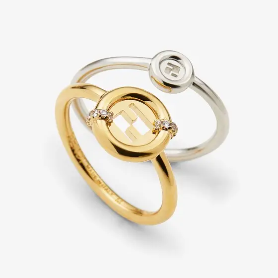Fendi Set of rings with EverRound logo | Thumbnail 2 Fendi Set of rings with EverRound logo | Thumbnail 2
