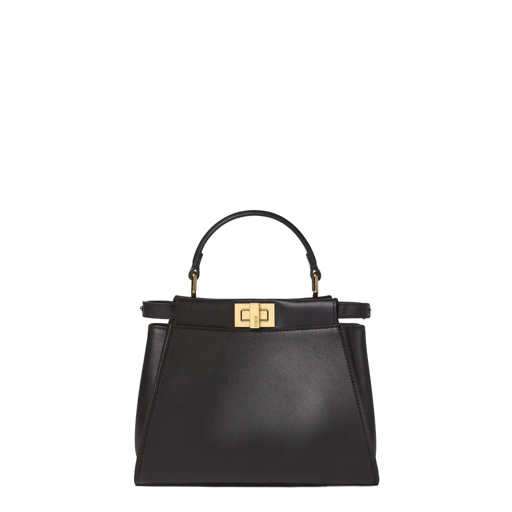 Fendi Iconic small Peekaboo bag made of soft black leather | Image 1 Fendi Iconic small Peekaboo bag made of soft black leather | Image 1