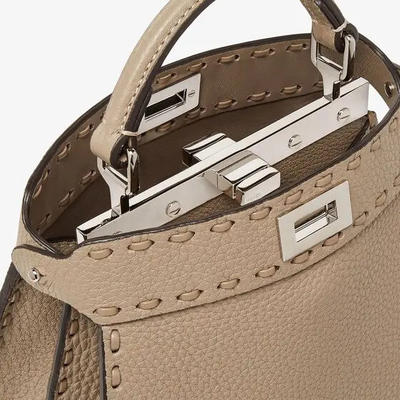 Fendi Peekaboo ISeeU Petite Selleria Bag with 306 Hand-Sewn Topstitches | Thumbnail 5 Fendi Peekaboo ISeeU Petite Selleria Bag with 306 Hand-Sewn Topstitches | Thumbnail 5