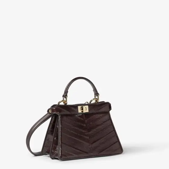 Fendi Peekaboo ISeeU Petite Inlaid Hagfish Leather Bag | Thumbnail 2 Fendi Peekaboo ISeeU Petite Inlaid Hagfish Leather Bag | Thumbnail 2
