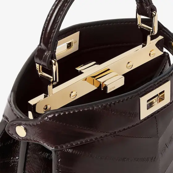 Fendi Peekaboo ISeeU Petite Inlaid Hagfish Leather Bag | Thumbnail 6 Fendi Peekaboo ISeeU Petite Inlaid Hagfish Leather Bag | Thumbnail 6
