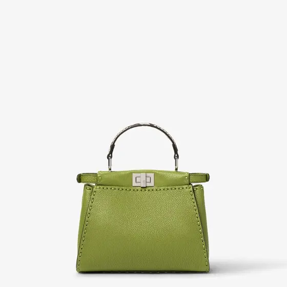 Fendi Small, iconic Peekaboo bag made with 220 hand-sewn, macro | Thumbnail 3 Fendi Small, iconic Peekaboo bag made with 220 hand-sewn, macro | Thumbnail 3