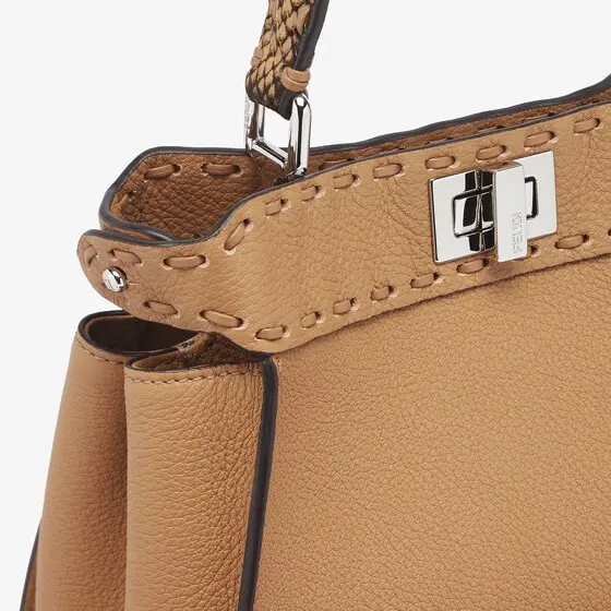 Fendi Peekaboo Mini Selleria Bag with 220 Hand-Sewn Stitches | Thumbnail 5 Fendi Peekaboo Mini Selleria Bag with 220 Hand-Sewn Stitches | Thumbnail 5