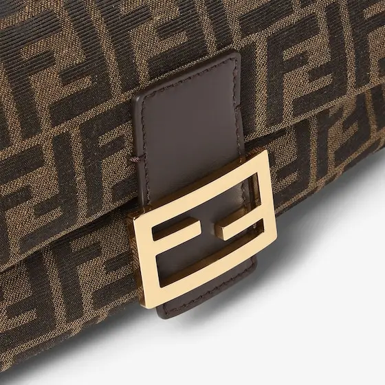 Fendi Baguette Tobacco Brown FF Jacquard Fabric Bag | Thumbnail 5 Fendi Baguette Tobacco Brown FF Jacquard Fabric Bag | Thumbnail 5