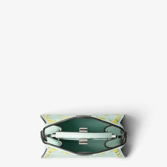 Fendi Peekaboo ISeeU Petite Cuoio Romano Leather Bag with Oversized Stitching | Thumbnail 5 Fendi Peekaboo ISeeU Petite Cuoio Romano Leather Bag with Oversized Stitching | Thumbnail 5