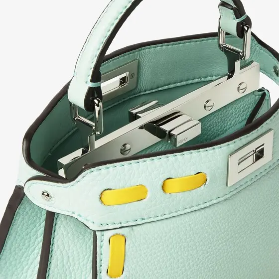 Fendi Peekaboo ISeeU Petite Cuoio Romano Leather Bag with Oversized Stitching | Thumbnail 6 Fendi Peekaboo ISeeU Petite Cuoio Romano Leather Bag with Oversized Stitching | Thumbnail 6