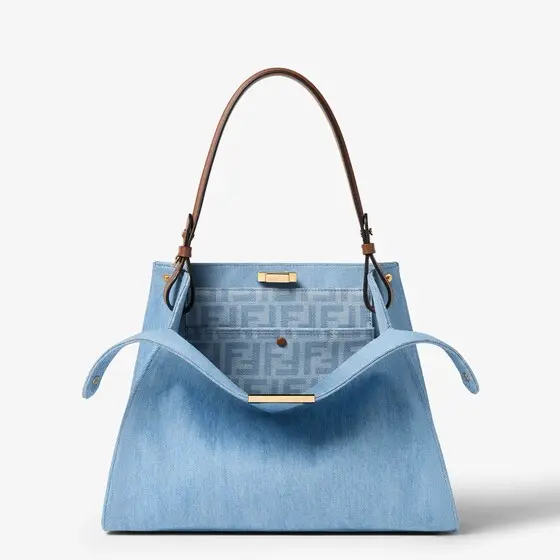 Fendi Way Medium Denim Bag | Thumbnail 2 Fendi Way Medium Denim Bag | Thumbnail 2