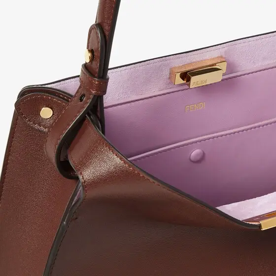 Fendi Way Medium Leather and Violet Suede Bag | Thumbnail 7 Fendi Way Medium Leather and Violet Suede Bag | Thumbnail 7