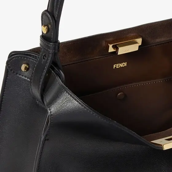 Fendi Way Medium Leather and Chocolate Suede Bag | Thumbnail 7 Fendi Way Medium Leather and Chocolate Suede Bag | Thumbnail 7