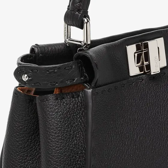 Fendi Peekaboo Mini Selleria Bag with 1048 Hand-Sewn Topstitches | Thumbnail 5 Fendi Peekaboo Mini Selleria Bag with 1048 Hand-Sewn Topstitches | Thumbnail 5