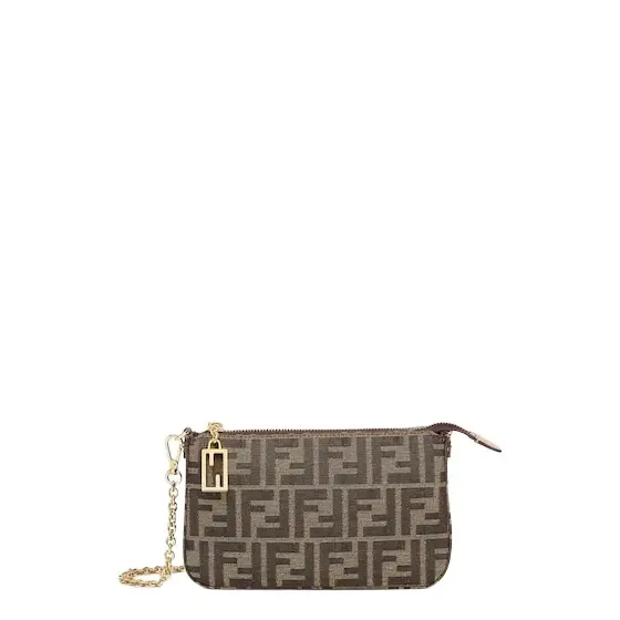 Fendi Tube pouch bag with fine, detachable chain strap, to carry | Image 1 Fendi Tube pouch bag with fine, detachable chain strap, to carry | Image 1