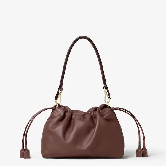 Fendi Baguette Soft Medium Mahogany Brown Nappa Leather Bag | Thumbnail 3 Fendi Baguette Soft Medium Mahogany Brown Nappa Leather Bag | Thumbnail 3