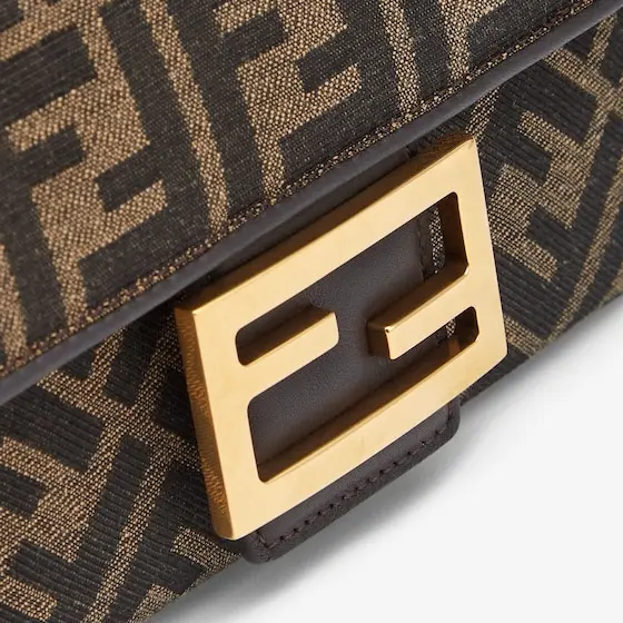 Fendi Baguette Chain Midi FF Jacquard Fabric Bag | Thumbnail 5 Fendi Baguette Chain Midi FF Jacquard Fabric Bag | Thumbnail 5
