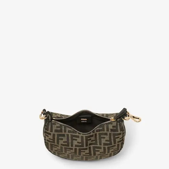Fendi Fendigraphy Mini FF Jacquard Fabric Mini Bag | Thumbnail 3 Fendi Fendigraphy Mini FF Jacquard Fabric Mini Bag | Thumbnail 3