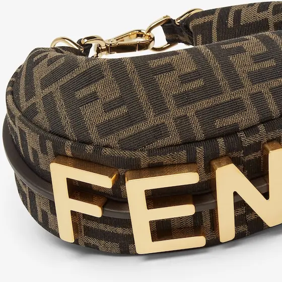 Fendi Fendigraphy Mini FF Jacquard Fabric Mini Bag | Thumbnail 4 Fendi Fendigraphy Mini FF Jacquard Fabric Mini Bag | Thumbnail 4