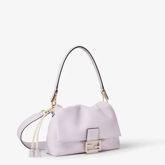 Fendi Baguette Soft Medium Anemone Purple Nappa Leather Bag | Thumbnail 3 Fendi Baguette Soft Medium Anemone Purple Nappa Leather Bag | Thumbnail 3