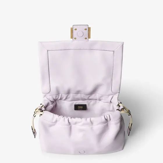 Fendi Baguette Soft Medium Anemone Purple Nappa Leather Bag | Thumbnail 5 Fendi Baguette Soft Medium Anemone Purple Nappa Leather Bag | Thumbnail 5
