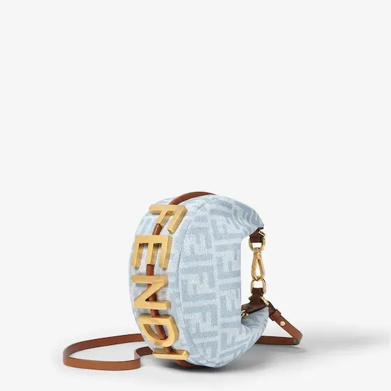 Fendi Fendigraphy Mini FF Denim Mini-Bag | Thumbnail 2 Fendi Fendigraphy Mini FF Denim Mini-Bag | Thumbnail 2
