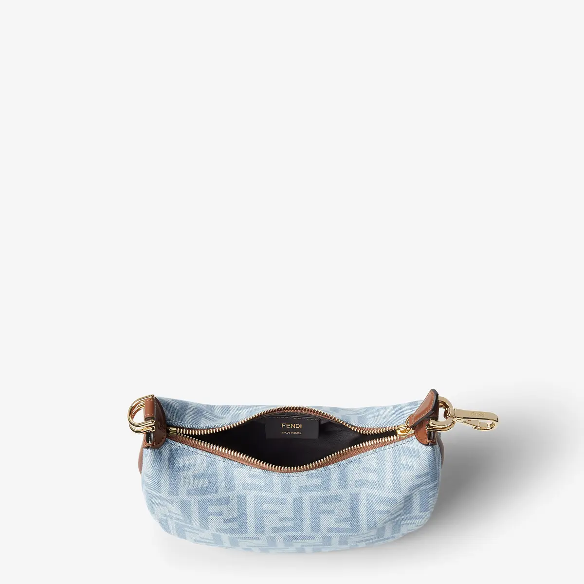 Fendi Fendigraphy Mini FF Denim Mini-Bag | Thumbnail 3 Fendi Fendigraphy Mini FF Denim Mini-Bag | Thumbnail 3
