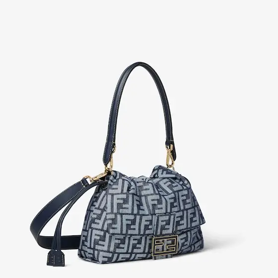 Fendi Baguette Soft Medium Denim-Effect FF Jacquard Bag | Thumbnail 2 Fendi Baguette Soft Medium Denim-Effect FF Jacquard Bag | Thumbnail 2