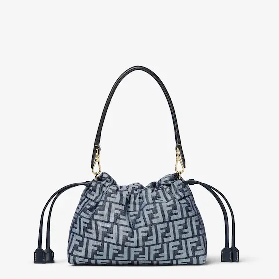 Fendi Baguette Soft Medium Denim-Effect FF Jacquard Bag | Thumbnail 3 Fendi Baguette Soft Medium Denim-Effect FF Jacquard Bag | Thumbnail 3