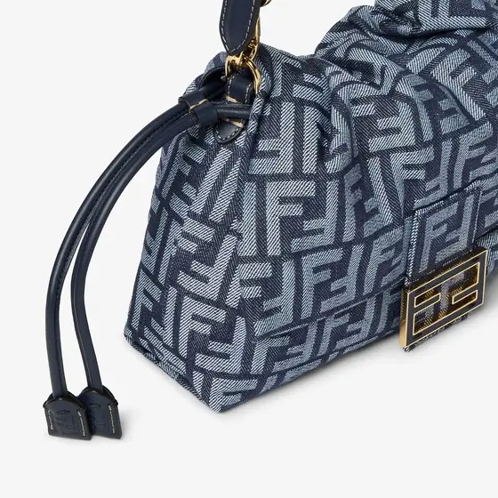 Fendi Baguette Soft Medium Denim-Effect FF Jacquard Bag | Thumbnail 5 Fendi Baguette Soft Medium Denim-Effect FF Jacquard Bag | Thumbnail 5