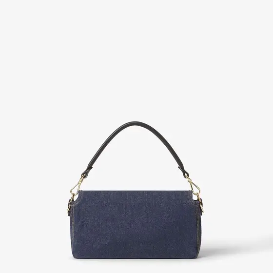 Fendi Baguette Denim and Blue Denim-Effect FF Jacquard Bag | Thumbnail 6 Fendi Baguette Denim and Blue Denim-Effect FF Jacquard Bag | Thumbnail 6