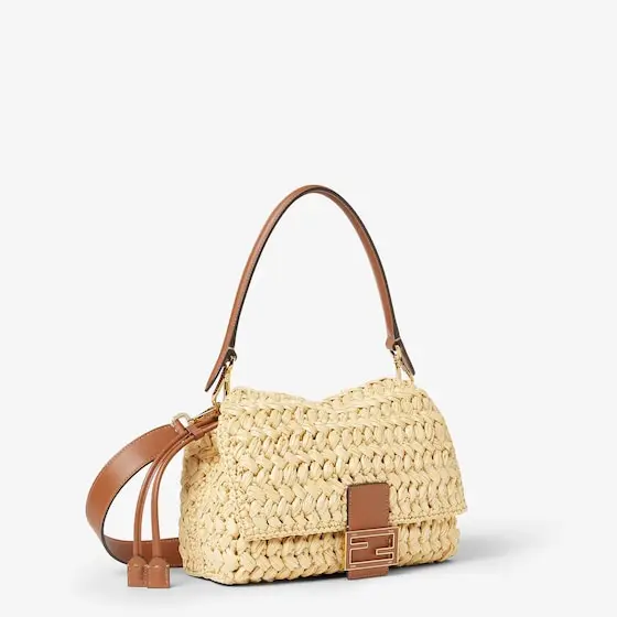 Fendi Baguette Soft Medium Raffia-Effect Woven Bag | Thumbnail 4 Fendi Baguette Soft Medium Raffia-Effect Woven Bag | Thumbnail 4