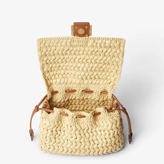 Fendi Baguette Soft Medium Raffia-Effect Woven Bag | Thumbnail 6 Fendi Baguette Soft Medium Raffia-Effect Woven Bag | Thumbnail 6