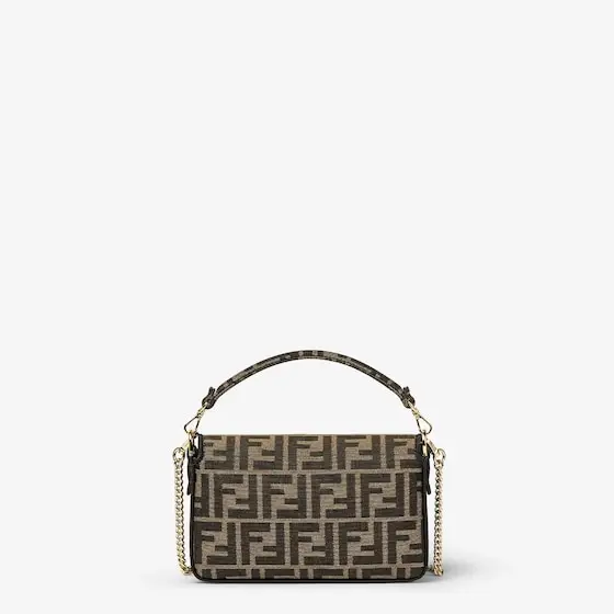 Fendi Baguette Mini FF Jacquard Fabric Bag | Thumbnail 5 Fendi Baguette Mini FF Jacquard Fabric Bag | Thumbnail 5