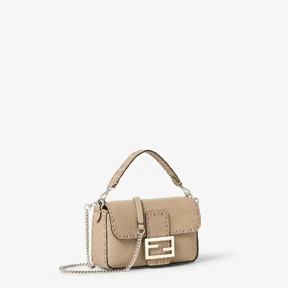 Fendi Baguette Mini Selleria Bag with 309 Hand-Sewn Topstitches | Thumbnail 2 Fendi Baguette Mini Selleria Bag with 309 Hand-Sewn Topstitches | Thumbnail 2