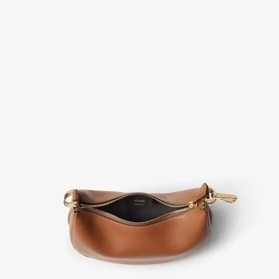 Fendi Fendigraphy Mini Sellier Brown Leather Mini-Bag | Thumbnail 4 Fendi Fendigraphy Mini Sellier Brown Leather Mini-Bag | Thumbnail 4