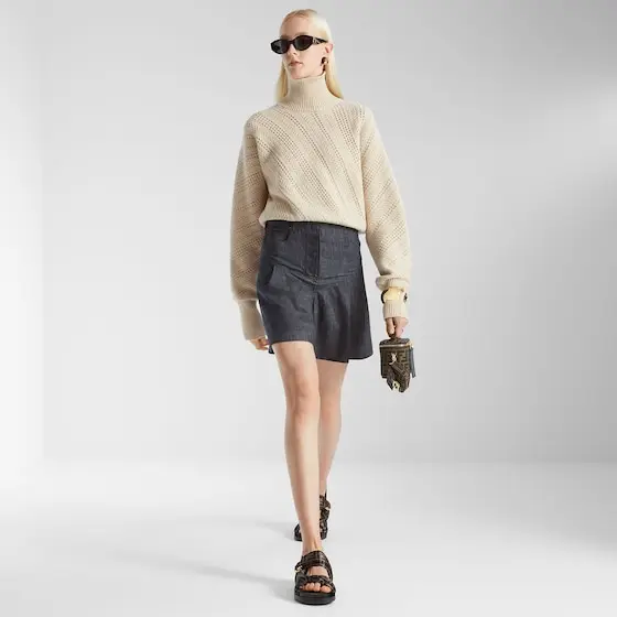 Fendi Vanity Tobacco Brown FF Jacquard Fabric Mini-Bag | Thumbnail 7 Fendi Vanity Tobacco Brown FF Jacquard Fabric Mini-Bag | Thumbnail 7