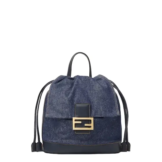 Fendi Backpack with a soft, deconstructed design decorated | Image 1 Fendi Backpack with a soft, deconstructed design decorated | Image 1