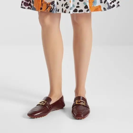Fendi Tube Nappa Leather Loafers | Thumbnail 6