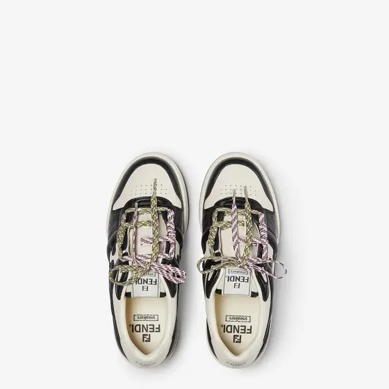 Fendi Match Leather Low-Tops | Thumbnail 4 Fendi Match Leather Low-Tops | Thumbnail 4