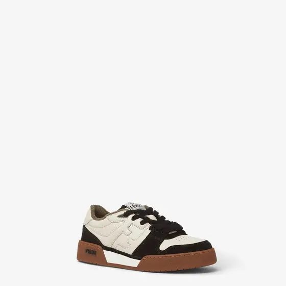 Fendi Match Low Tops in Black Suede | Thumbnail 2 Fendi Match Low Tops in Black Suede | Thumbnail 2