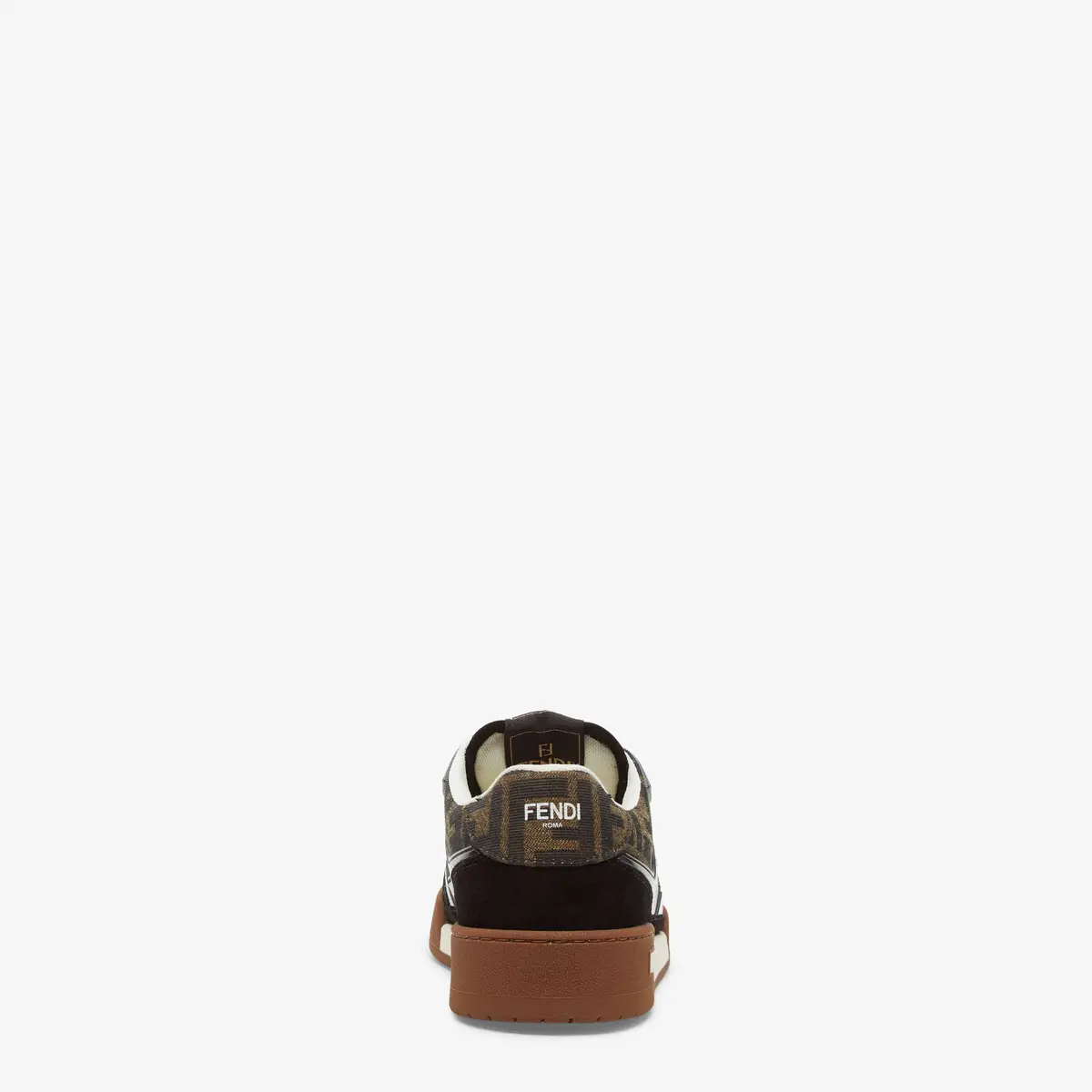 Fendi Match Canvas Low-Tops with Black Suede | Thumbnail 3 Fendi Match Canvas Low-Tops with Black Suede | Thumbnail 3