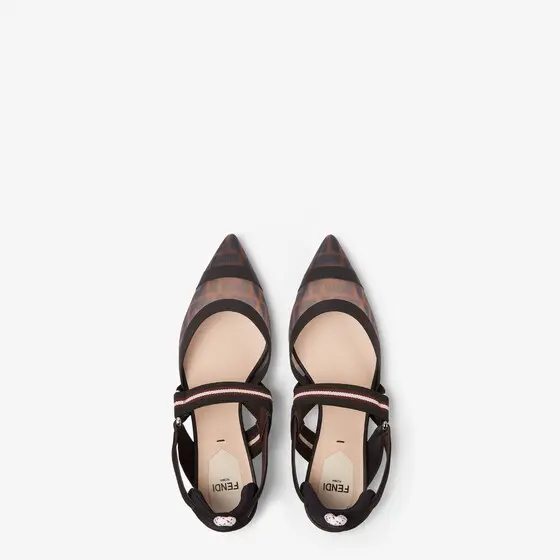 Fendi Colibrì Tech Mesh Medium-Heel Slingbacks | Thumbnail 4 Fendi Colibrì Tech Mesh Medium-Heel Slingbacks | Thumbnail 4