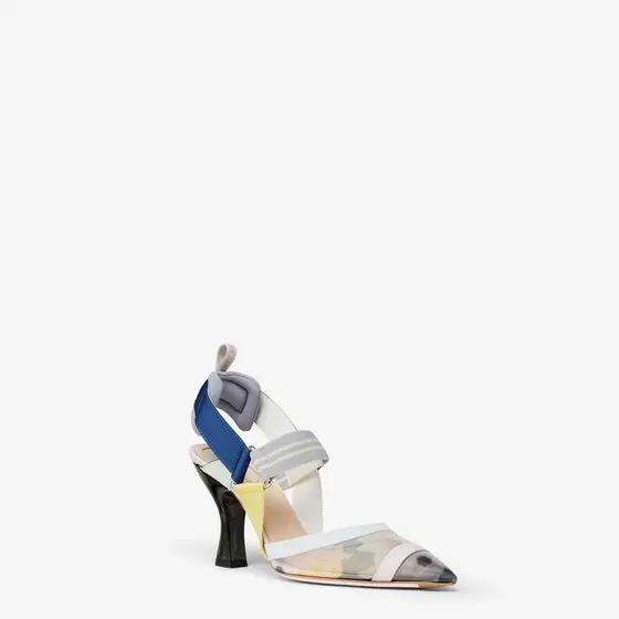 Fendi Colibrì Mesh High-Heeled Slingbacks | Thumbnail 2 Fendi Colibrì Mesh High-Heeled Slingbacks | Thumbnail 2