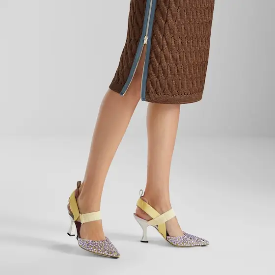 Fendi Streamlined and feminine Colibrì slingbacks | Thumbnail 5 Fendi Streamlined and feminine Colibrì slingbacks | Thumbnail 5