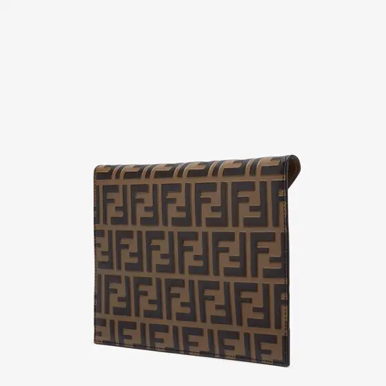 Fendi Ff Diamonds Flat Pouch | Thumbnail 2 Fendi Ff Diamonds Flat Pouch | Thumbnail 2