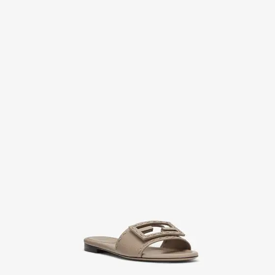 Fendi Tube Leather Slides | Thumbnail 2 Fendi Tube Leather Slides | Thumbnail 2