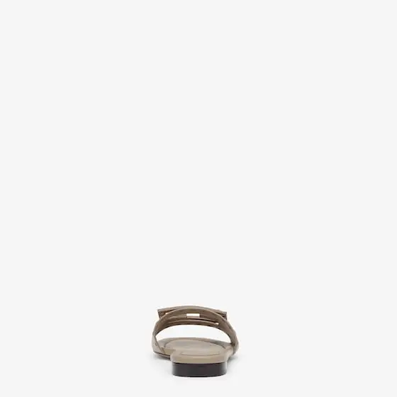 Fendi Tube Leather Slides | Thumbnail 3 Fendi Tube Leather Slides | Thumbnail 3