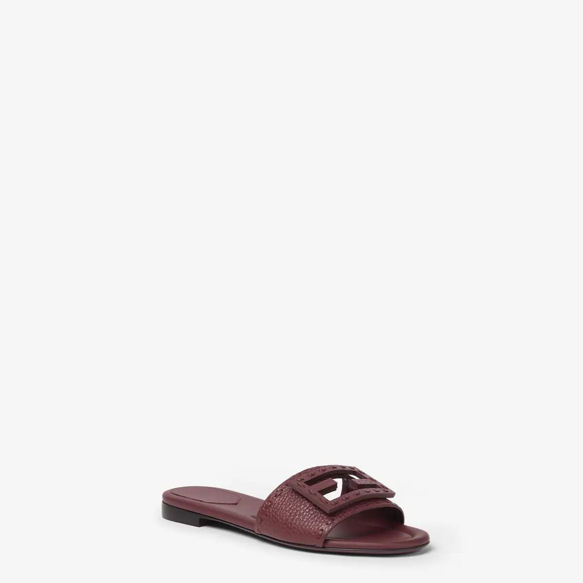 Fendi Tube Leather Slides | Thumbnail 2 Fendi Tube Leather Slides | Thumbnail 2