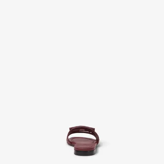 Fendi Tube Leather Slides | Thumbnail 3 Fendi Tube Leather Slides | Thumbnail 3
